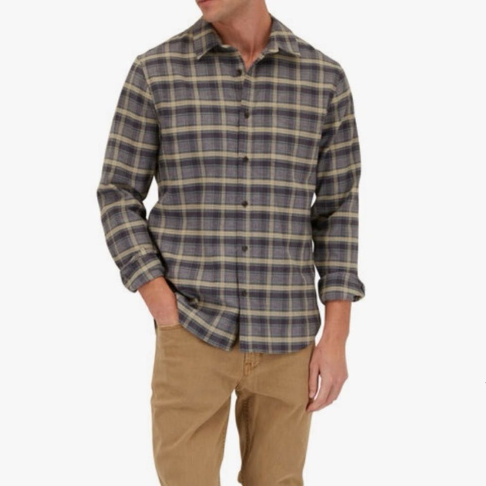 Vince Willow Plaid Sport Button Down Shirt